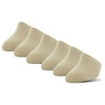 thumbnail image 2 of Peds Chaussettes Invisibles à Bout Mule pour Femmes, 6 Paires, Nude, Pointure de Chaussure : 5-10, 2 of 4