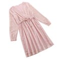 thumbnail image 1 of Robe à Manches Longues Parent-Enfant, une-Pièce Col en V pour Femmes/filles, 1 of 4
