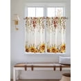 thumbnail image 2 of Eucalyptus Leaves Bathroom Window Curtain, Autumn Farmhouse Sunflowers Vines Light Filtering Coffee Kitchen Curtains, Bedroom Living Room Curtains 2 Panel 84"x54", 2 of 6