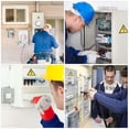 thumbnail image 4 of 20 hojas de pegatinas autoadhesivas de precaución, etiquetas de advertencia para cercas eléctricas, señales de advertencia, pegatinas de advertencia, 4 of 6
