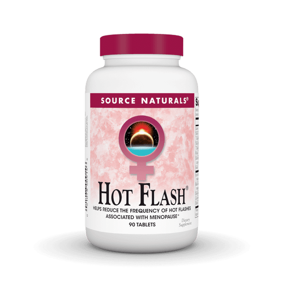 Source Naturals Hot Flash, Helps Reduce the Frequency of Hot Flashes* - 90 Tablets