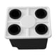 thumbnail image 4 of Cubo hidropónico para cultivo, macetero resistente y multiusos para jardín Negro con tapa de 4 agujeros, 4 of 9