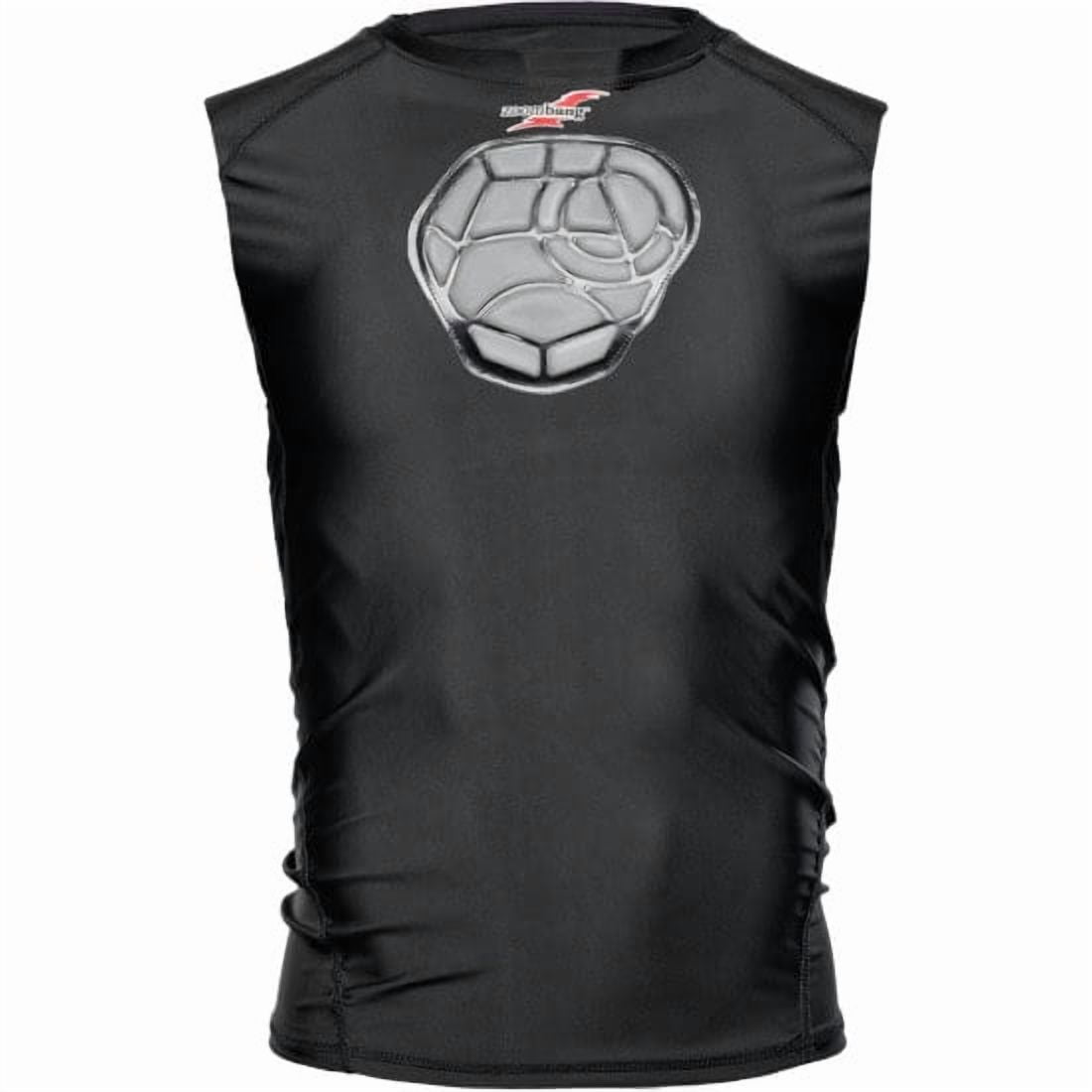 Maillot De Compression Rembourré Pour Jeunes Garçons - Protection Sportive Multi-sports (foot, Rugby, Basket, Paintball...)