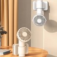 thumbnail image 5 of On Fan For Umbrella Portable Handheld 180° Adjustable USB Charging Personal Fan For Women/Travel/Beach/Sunny Days/Camping High Powe Fan Small Spray Fan Solar Powe Fan for Camping Fans Portable, 5 of 5