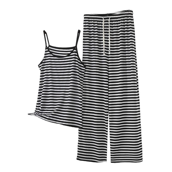 yillto Womens 2 Piece Sets Wide Leg Pants Matching Lounge Set for Plus Size Women Summer Loose Outfits