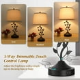 thumbnail image 2 of Set táctil regulable de 3 vías Lamp BrightHome con puertos USB, 2 of 9