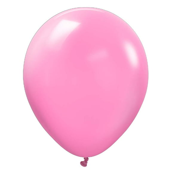 12 inch Kalisan Standard Queen Pink Latex Balloons (10 Pack) - Party Supplies Decorations