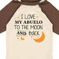 thumbnail image 4 of Inktastic I Love My Abuelo to the Moon and Back Boys or Girls Long Sleeve Baby Bodysuit, 4 of 5