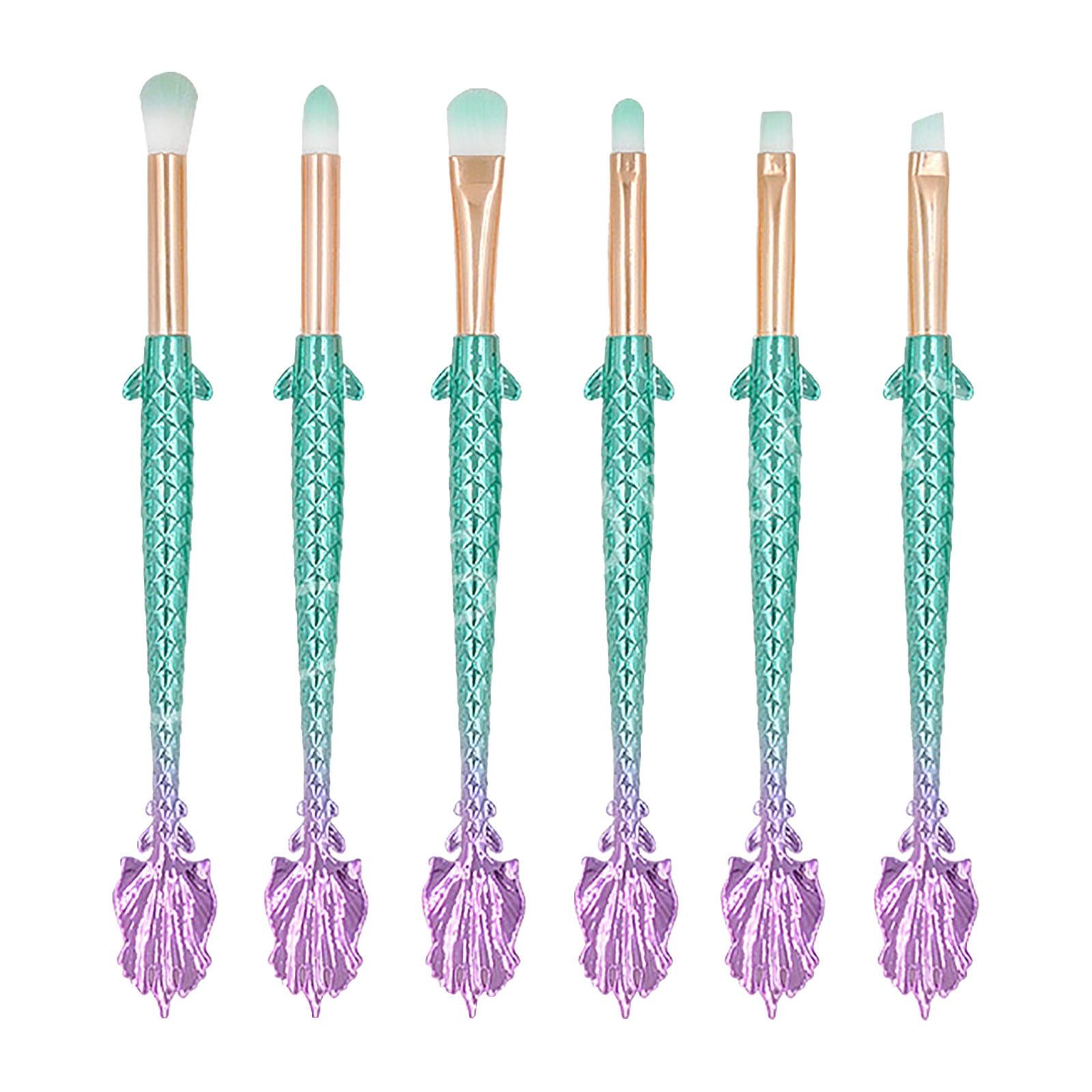 SEMIMAY Eye Makeup Brushes 6 Eyeshadow Brushes Makeup Brush Set With