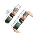 thumbnail image 2 of Salouo Black Cat Pink Bathroom Pattern Unisex Middle Tube Socks,Middle-Finger Knee High Socks Over The Calf Tube Stocking Crew Stockings for Women and Men Tube Socks, 2 of 8
