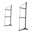 thumbnail image 6 of 4 Pack of 3 Tier Shipping Container Shelving Bracket with 18"(D) x 60"(H) - Black Powder Coated Steel Shelf Brackets for Heavy Duty Trailer Containers - Easy to Assemble & Remove, 6 of 9