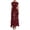 A1-Wine83, variant on XIAOCHA Womens Summer Midi Satin Dress Mini Polka Dot Print Neck Cap Sleeve Waist Fitted Asymmetric Hem Party Dresses