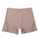 thumbnail image 4 of Braguitas tipo short de seda helada para mujer: braguitas sin costuras con bordes de encaje, color liso, cobertura total, ropa interior cómoda, tallas S-L, cintura de 29-33 cm., 4 of 5