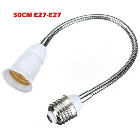 

KEVCHE LED Light Bulb Lamp Holder E27 Flexible Extension Adapter Converter Screw Socket