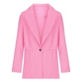 thumbnail image 4 of CEHVOM Veste à Col Rabattu pour Femmes Manches Longues Blazer Liquidation, 4 of 5