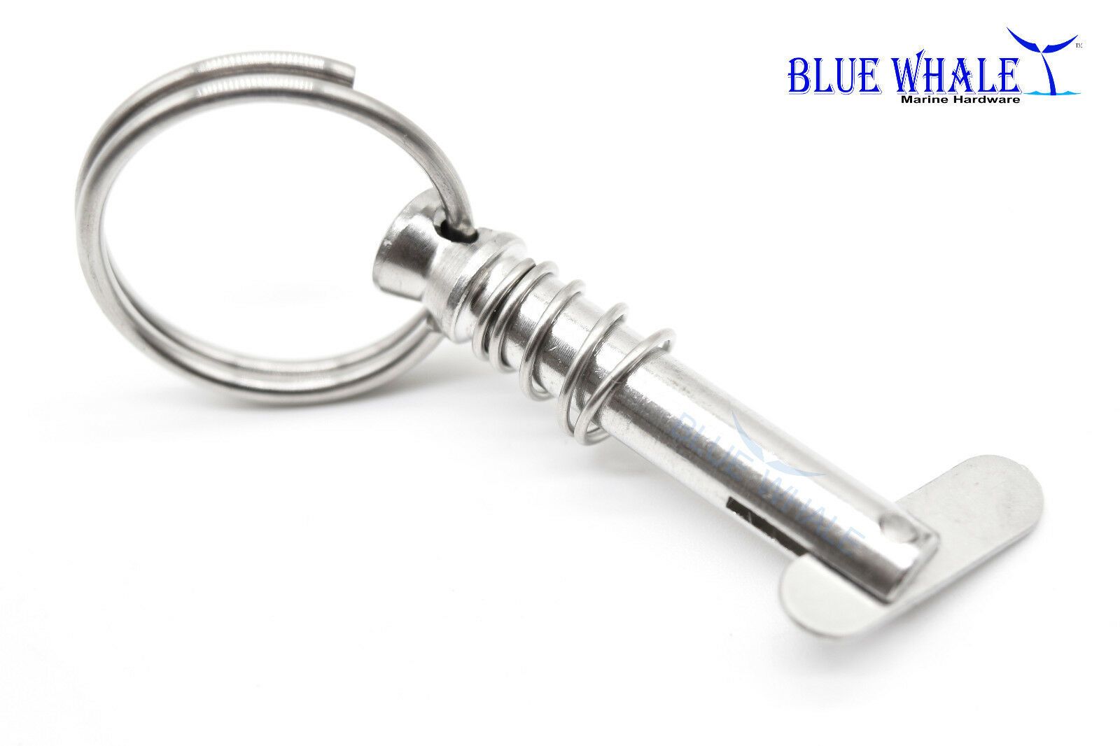 10PCS BLUE WHALE 316 S.S. Quick Release Pins & Drop Cam & Spring 1/4" x 1" Grip