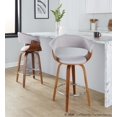 thumbnail image 2 of LumiSource Vintage Mod 26" Fixed-Height Counter Stool - Set of 2, 2 of 6
