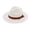 White, variant on HONHUZH Summer Hats Womens Wide Brim Sun Hat With Leather Belt Foldable Beach Travel Hat
