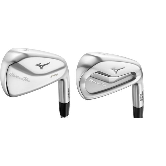 Pre-Owned Mizuno Pro 243 / Pro 245 Combo 4-PW Iron Set XS Steel FST KBS Tour 120 Value