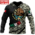thumbnail image 4 of Mostprints Personalized Name Mexican Shirts for Men, Customized Mexico Shirts for Men, Mexico Shirts for Women Mexico Shirt (44) (T-Shirt, S), 4 of 5