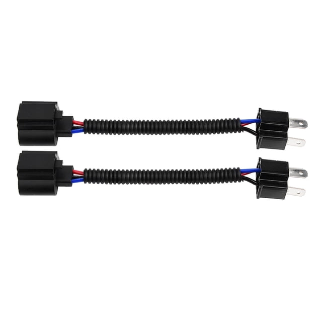 2 conectores macho H4 a hembra H13 para coche, adaptadores de arnés de cableado para Ford