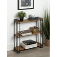 thumbnail image 6 of Kate and Laurel Lintz Floating Wall Shelves, 30-1/2"H x 26"W x 7-1/4"D, Brown/Black, 6 of 6