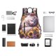 thumbnail image 4 of Balery Warm Sunflower Sleeping Cat Mochila Ligera para Hombres y Mujeres – Resistente y Impermeable, Ideal para la Escuela, el Trabajo, los Viajes y el Uso Diario, 4 of 7