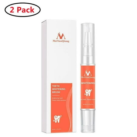 2 Pack Ultra-Bright Whitening Pen - Whitening Without The Harm - Dual Action Stain Repellant and Whitener - Dentist Formulated