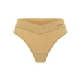thumbnail image 4 of Kindly Yours Women's So Comfy Crossover Waist Thong Panties, 2-Pack, Sizes XS-XXXL, 4 of 7