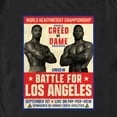 thumbnail image 2 of Men's Creed III Battle for Los Angeles Poster  Graphic Tee Black 2X Large, 2 of 5