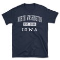 thumbnail image 1 of North Washington Iowa Classic Established Men's Cotton T-Shirt, 1 of 1