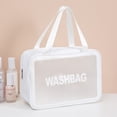 thumbnail image 2 of Bolsas de cosméticos transparentes Bolsa de maquillaje a prueba de agua de PVC Portátil de viaje yeacher  Bolso de Cosméticos, 2 of 7