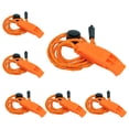 thumbnail image 2 of GOGO 6 Pcs Sifflets d'Urgence avec Lanière Réfléchissante, Sifflet de Sécurité pour la Voile en Plein Air, la Randonnée, le Bateau, 2 of 7
