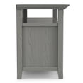 thumbnail image 6 of Simpli Home Amherst 54 inch Wide Solid Wood TV Stand in Fog Grey For TVs up to 60 inches, 6 of 13