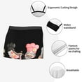 thumbnail image 3 of Susaid Baker Gnome Print Men's Mesh Boxer Briefs Cooling Breathable Sports Underwear Wide Waistband Boxer Briefs W/Fly-Small, 3 of 5