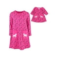 thumbnail image 3 of Leveret Girl and Doll Cotton Dress Dots with Pocket 8 Year, 3 of 3
