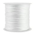 thumbnail image 1 of Knitting Rope Home Decoration 100M X 0.8mm Nylon Chinese Knot Cord Rattail Macrame  Thread String White, 1 of 8