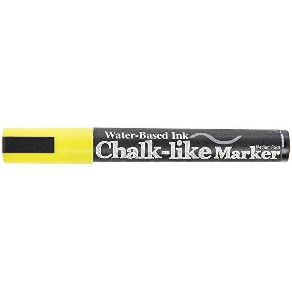 HUBERT® Yellow Medium Point Chalk-like Marker