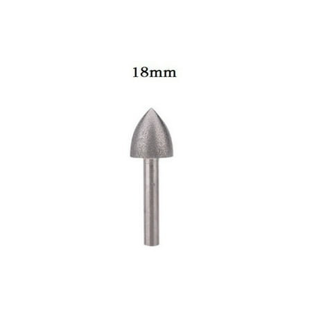 

Goodhd 1Pc 6mm shank Diamond triangle Burr Drill Bit Set For Carving Engraving 12-25mm