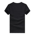 thumbnail image 4 of Camiseta divertida con estampado de letras navideñas para mujer Pompotops  hfajkhk123683, 4 of 7