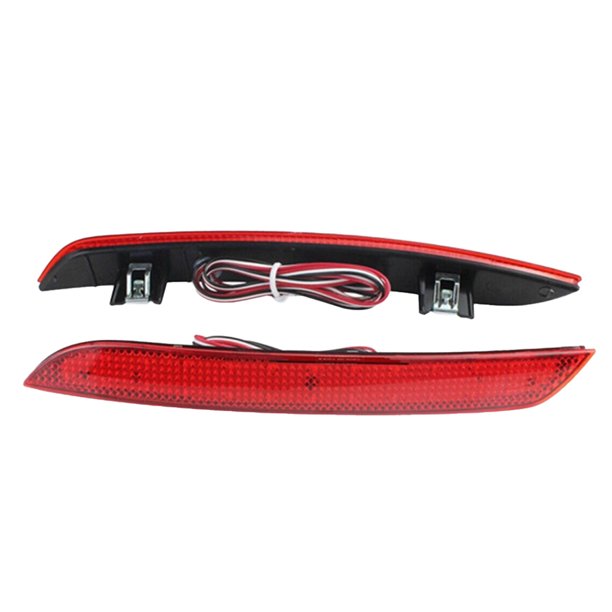 Reflector de Parachoques Trasero Cgtredaw Reemplazo 63147203238 63147203237 Apto para F10 F11 F18 5 Series 2009-2014