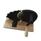 thumbnail image 4 of Rebanadora de pan rotatoria con manivela, compacta, con grosor ajustable Negro, 4 of 7