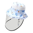 thumbnail image 2 of Cara reutilizable para niños, sombrero de protección a prueba de polvo, arena, saliva, protección contra salpicaduras, seguridad, sombrero de protecci Pescado 54cm perfke Sombrero Anti Escupir para Niños, 2 of 9