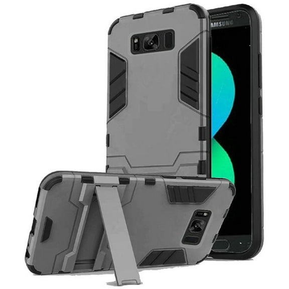 GSA Dynamite Hybrid Case For Samsung Galaxy S8 Plus - Gray/Black