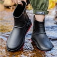 thumbnail image 4 of Botas de lluvia para hombre, para pesca, zapatos de goma aislantes, botines para hombre, impermeables, botas de seguridad para el trabajo, zapatos de cocina antideslizantes para hombre, 4 of 5