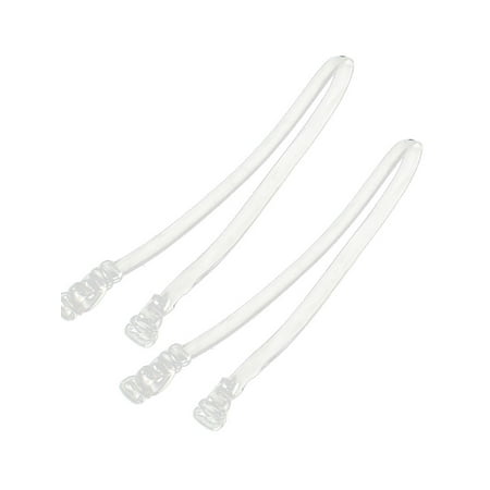 Unique Bargains Lady 0.9cm Width Replacing Stretchy Invisible Bra Shoulder Strap Holder Clear