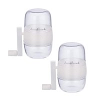 Clearance Food Blender under $20 Manual Nut Grinder Portable Nut Chopper Hand Crank For All Walnut Food Chopper Garlic Cutter Hand Held Food Shredder Cutter Mincer Kitchen Tool