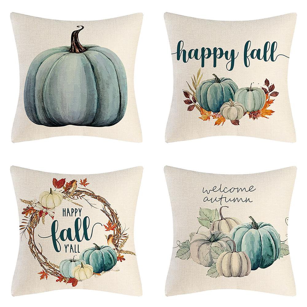 Autumn Pillow Covers, Pumpkin Throw Pillow Cover, Fall Decoration