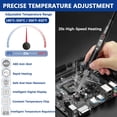thumbnail image 3 of Soldador Lunamor 80 W 110 V LCD digital 180-500 °C 16 en 1, 3 of 8