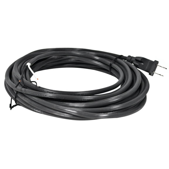 Generic 40 Foot Gray 17/2 SVT 12A Vacuum Power Cord with Polarized Plug